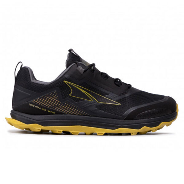 Altra - Αδιάβροχα Παπούτσια Τρεξίματος Lone Peak ALL-WTHR Low - Μαύρο/Κίτρινο