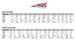 altra sizing altra sizing