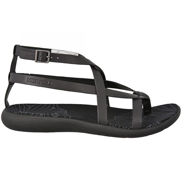 gynaikeia anatomika sandalia merrell j942621 MERRELL Sandalia Duskair Seaway Thong Leather Black