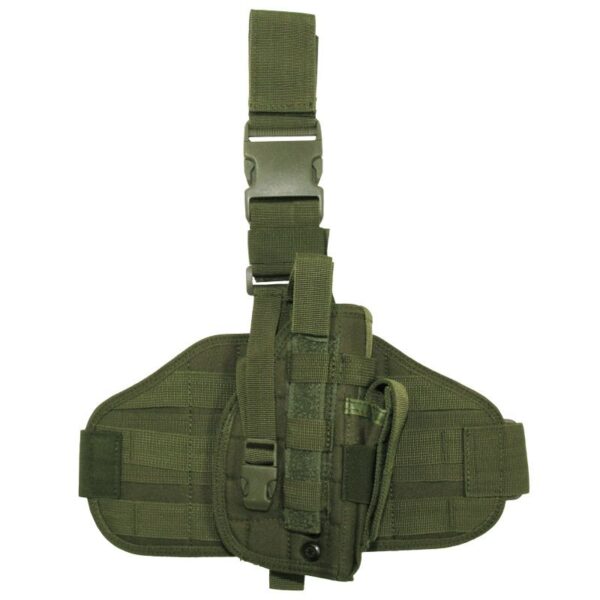 mil tec tactical leg holster molle olive amaz 1 MFH Tactical Leg Holster MOLLE Olive 30708B