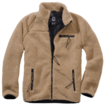 BRANDIT - Ζακέτα Teddyfleece Camel