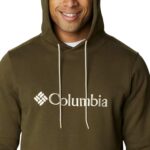 Mens-CSC-Basic-Logo™-II-Hoodie-OLIVE-COLUMBIA-Andrike-Mplouza-CSC-Basic-Logo™-II-Hoodie-Olive-Green-Ancient-Fossil