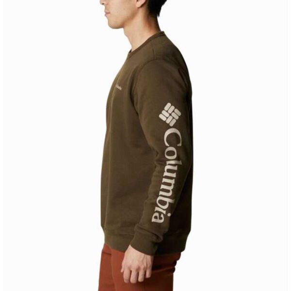 COLUMBIA - Ανδρική Μπλούζα Columbia™ Logo Fleece Crew - Olive Green/Ancient Fossil