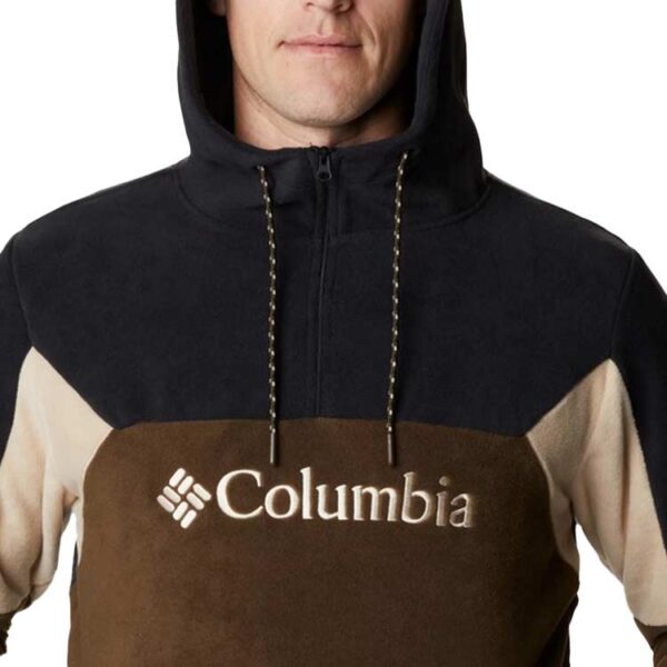 COLUMBIA - Ανδρικό Fleece Hoodie Columbia Lodge™ II - Olive Green, Black, Ancient Fossil