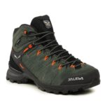 SALEWA - Μποτάκια Πεζοπορίας Ms Alp Mate Mid Wp 61384-5400 - Thyme/Black