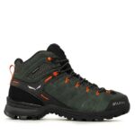 SALEWA - Μποτάκια Πεζοπορίας Ms Alp Mate Mid Wp 61384-5400 - Thyme/Black