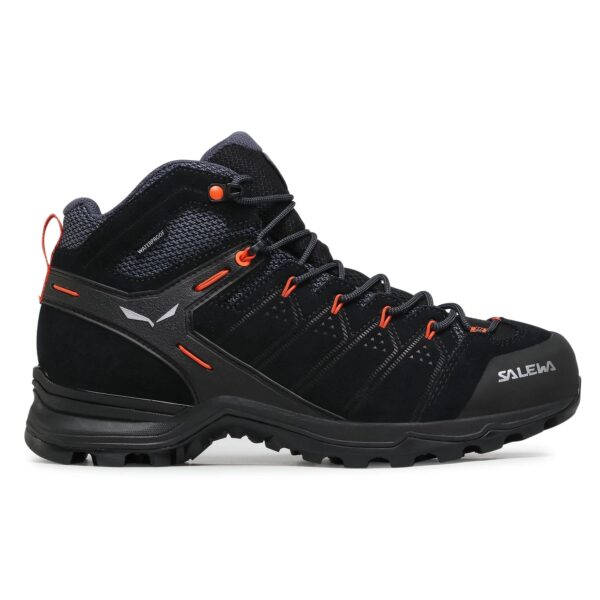 papoutsia pezoporias salewa ms alp mate mid wp 61384 0996 black out fluo orange 1