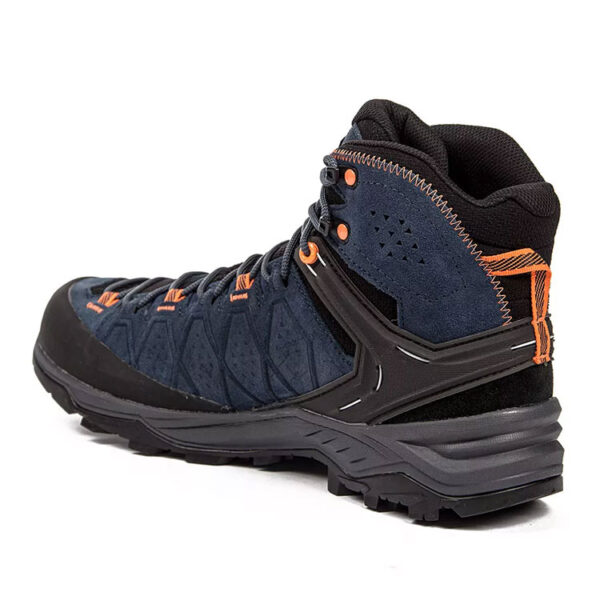 SALEWA - Μποτάκια Πεζοπορίας Alp Trainer 2 Mid Gore-Tex - Dark Denim/Fluo Orange