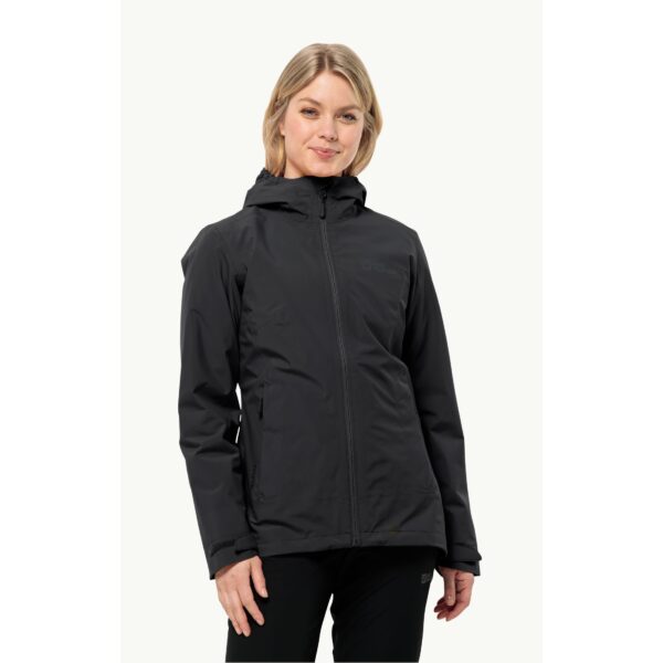 Jack Wolfskin Γυναικείο Jacket Moonrise 3 σε 1  Μαύρο 1115621-6000