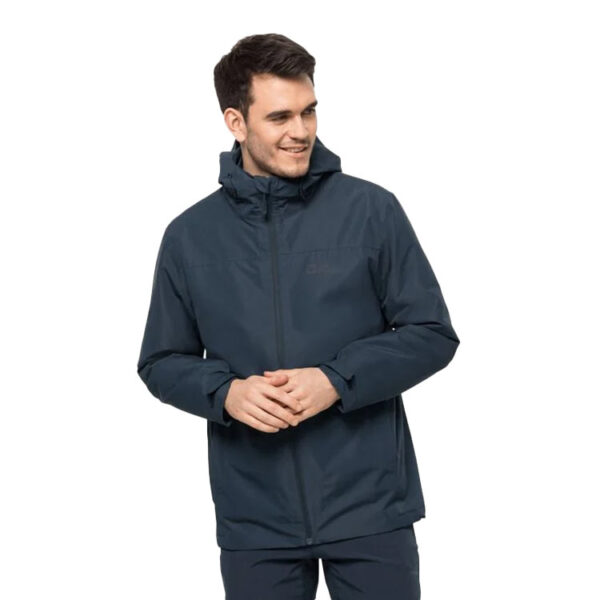 Jack Wolfskin - 3 σε 1 Ανδρικό Jacket Taubenberg - Σκρούρο Μπλε