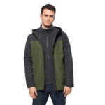 Jack Wolfskin - Ανδρικό Jacket Taubenberg 3 σε 1 - Χακί