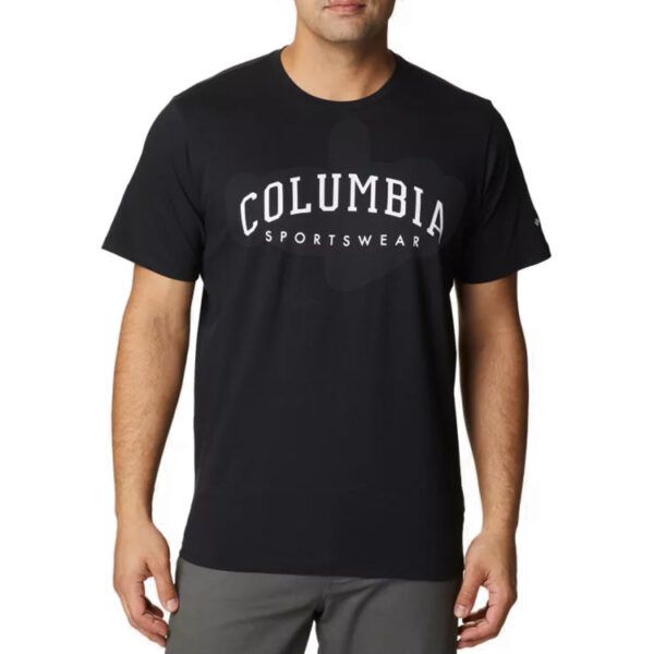 Columbia - Ανδρική Μπλούζα Rockaway River™ Graphic Tee - Μαύρη