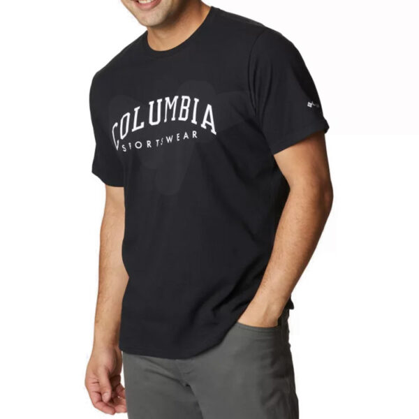 Columbia - Ανδρική Μπλούζα Rockaway River™ Graphic Tee - Μαύρη