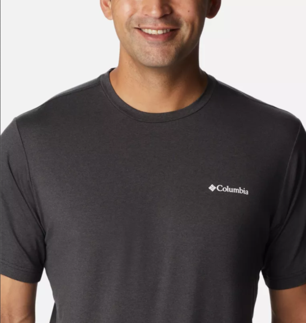 Columbia - Ανδρική Μπλούζα Tech Trail™ Graphic Tee - Black Heather