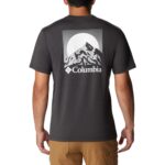 Columbia - Ανδρική Μπλούζα Tech Trail™ Graphic Tee - Black Heather