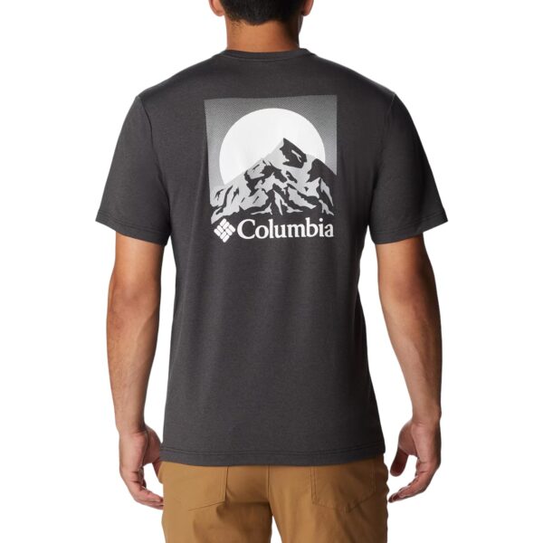 Columbia - Ανδρική Μπλούζα Tech Trail™ Graphic Tee - Black Heather