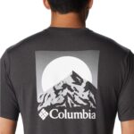 Columbia - Ανδρική Μπλούζα Tech Trail™ Graphic Tee - Black Heather