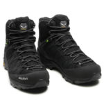 SALEWA - Μποτάκια Πεζοπορίας Ms Alp Trainer 2 Mid GORE-TEX 61382-0971- Black