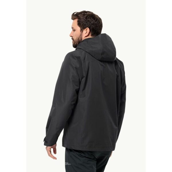 Jack Wolfskin Ανδρικό 3 σε 1 Jacket Taubenberg Μαύρο 1115311_6001