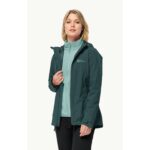 Jack Wolfskin Γυναικείο Jacket Moonrise 3 σε 1 sea green 1115621-4167