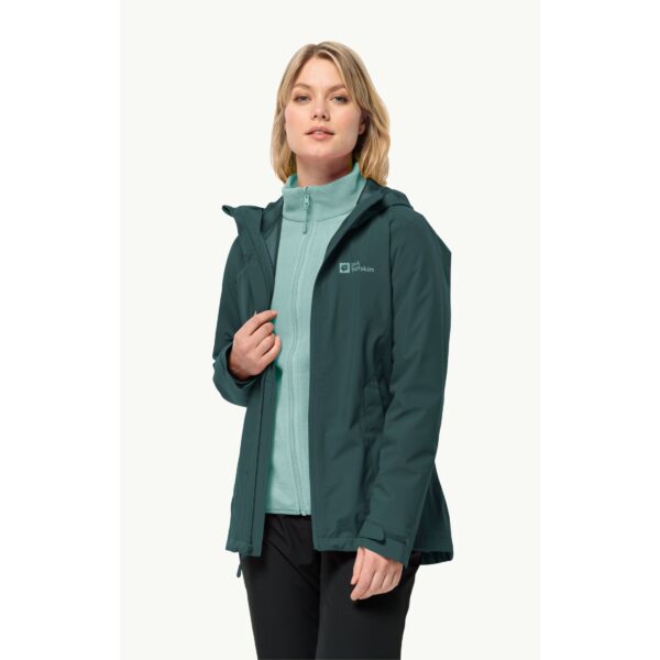 Jack Wolfskin Γυναικείο Jacket Moonrise 3 σε 1 sea green 1115621-4167