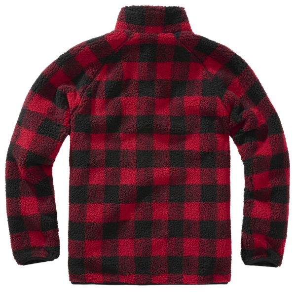 Brandit - Ζακέτα Teddyfleece - Red/Black Checkered 5021.41