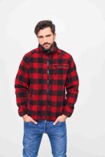 Brandit - Ζακέτα Teddyfleece - Red/Black Checkered 5021.41