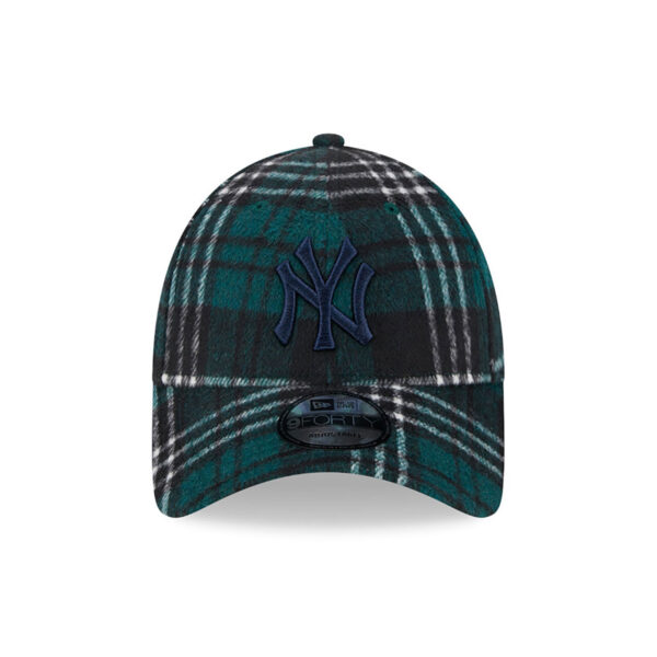 New Era - Καπέλο New York Yankees Herringbone 9TWENTY 60424703 - Check Green