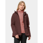 Jack Wolfskin Γυναικείο Jacket Moonrise 3 σε 1  Dark maroon 1115621