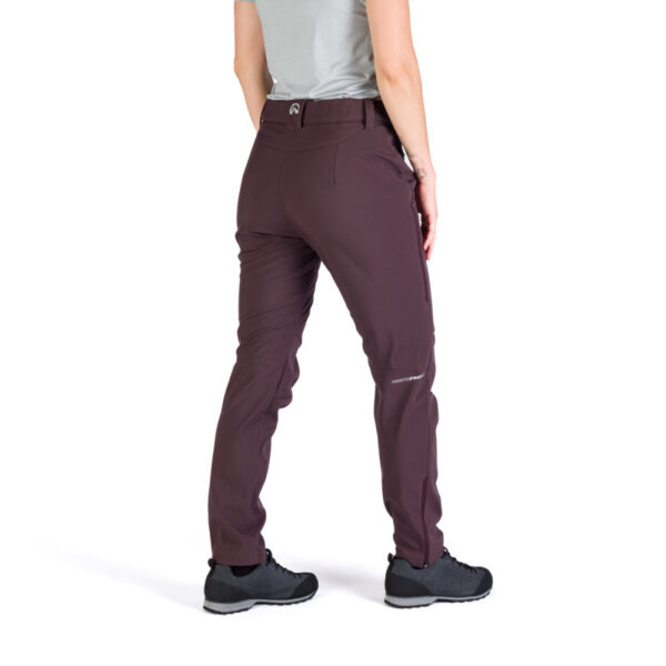 Northfinder – Women's hiking softshell pants SUZANNE Plum NO-4935OR