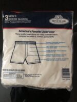 Fruit Of The Loom - 3 PACK vintage 1986 MEN’S BOXER SHORTS - Λευκό