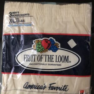 Fruit Of The Loom - 3 PACK vintage 1986 MEN’S BOXER SHORTS - Λευκό