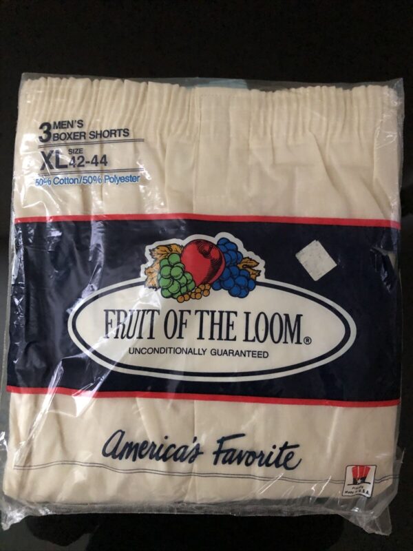 Fruit Of The Loom - 3 PACK vintage 1986 MEN’S BOXER SHORTS - Λευκό