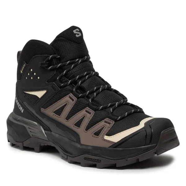 Salomon - Γυναικεία Ορειβατικά Μποτάκια X Ultra 360 Mid Gore-Tex L47448600 - Black / Plum Kitten / Shale