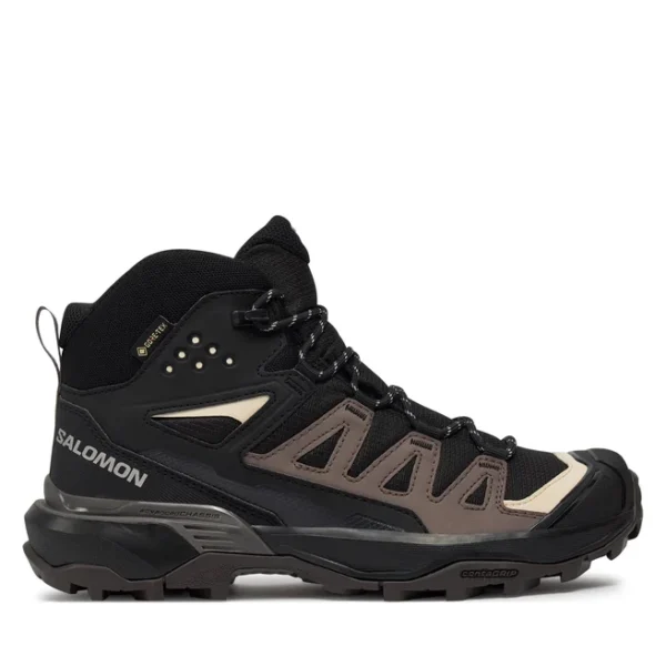 Salomon - Γυναικεία Ορειβατικά Μποτάκια X Ultra 360 Mid Gore-Tex L47448600 - Black / Plum Kitten / Shale